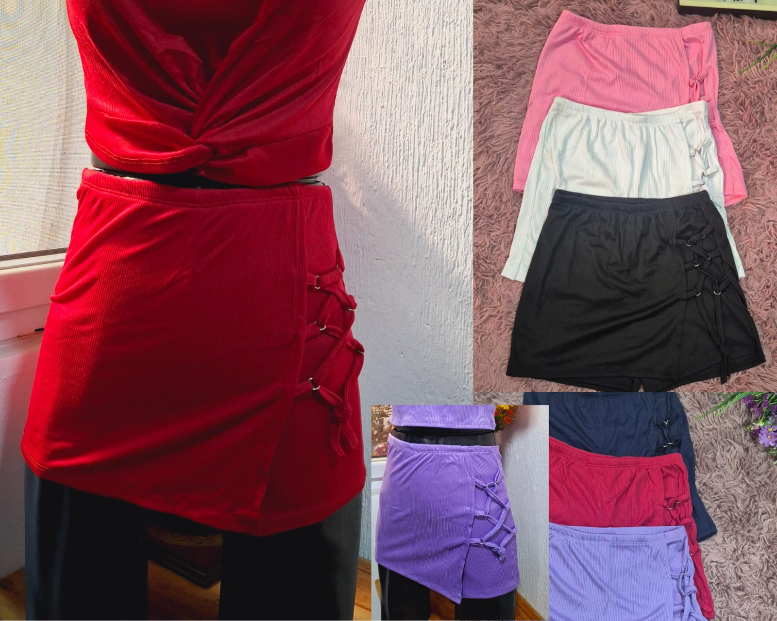 Falda-short 