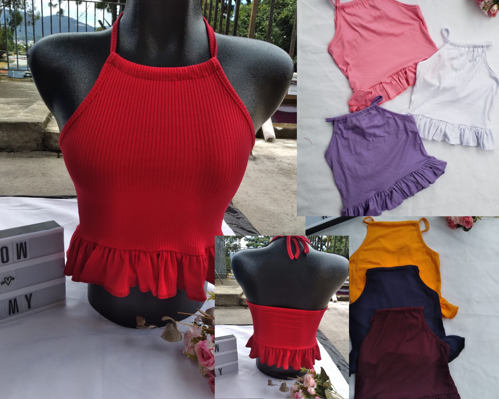 Croptop faldita