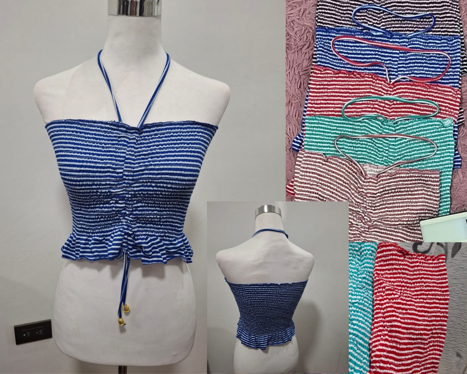 Croptop amarre al cuello