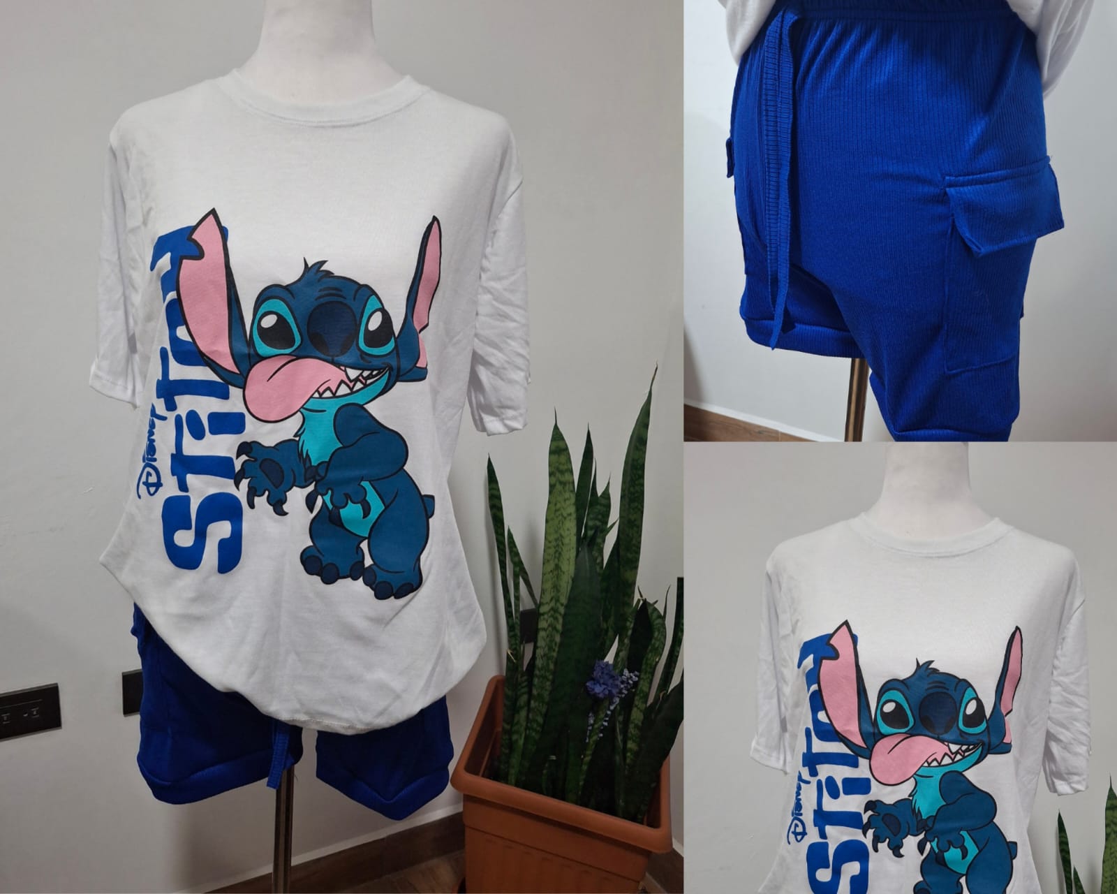 Conjunto de short, stitch 