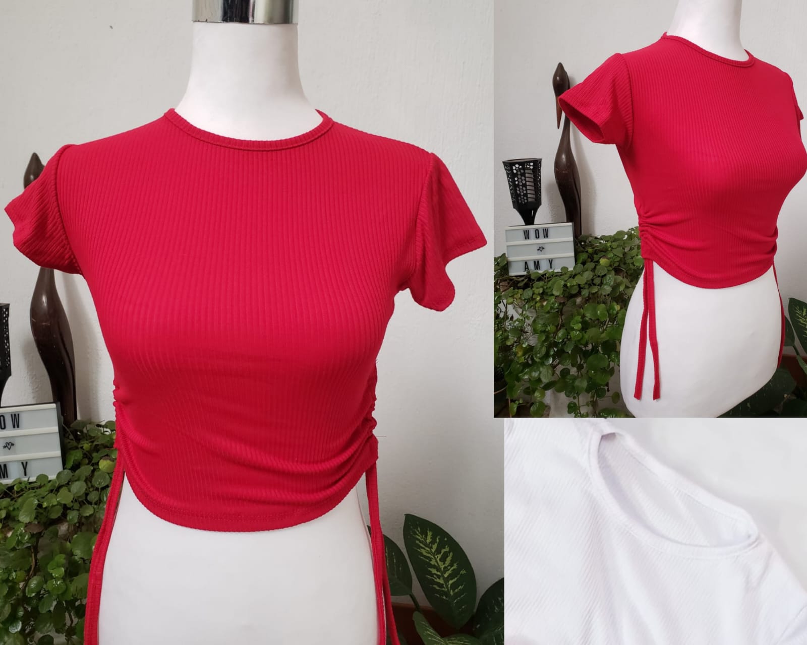 Croptop mini ajustable
