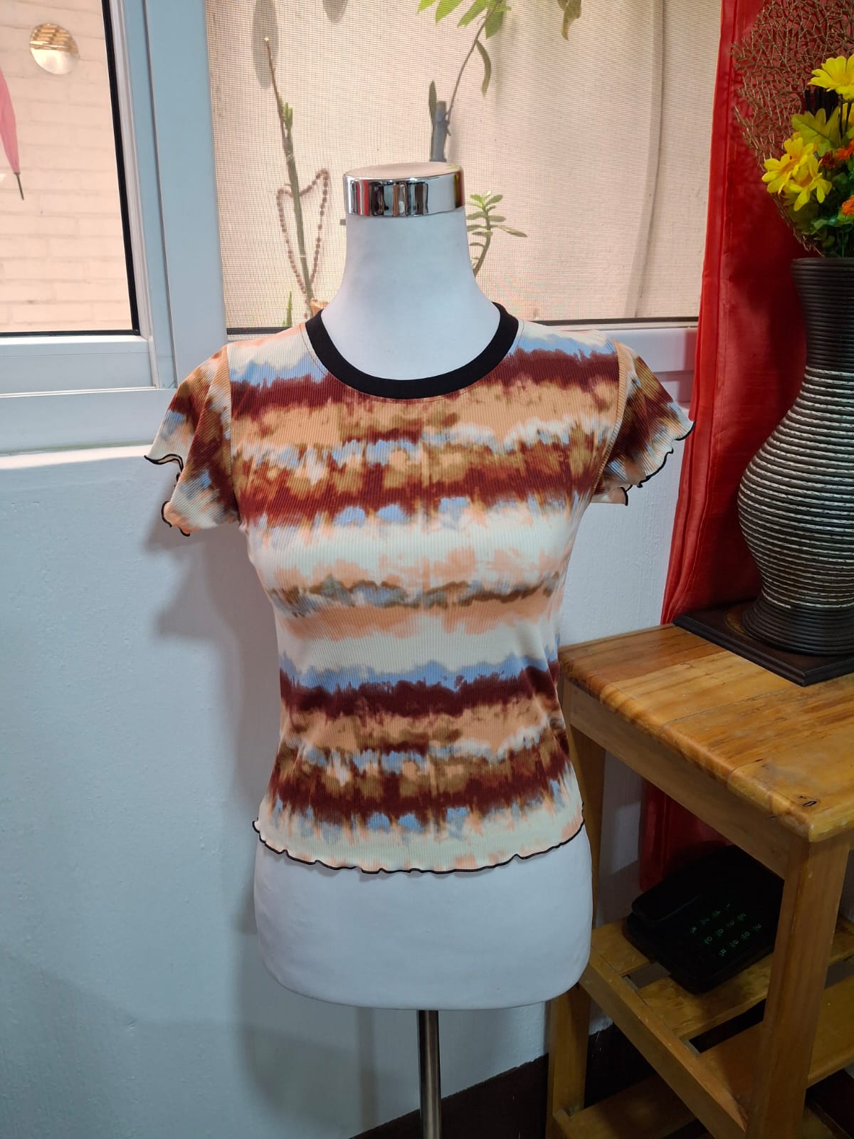 Playerita blanca manchas