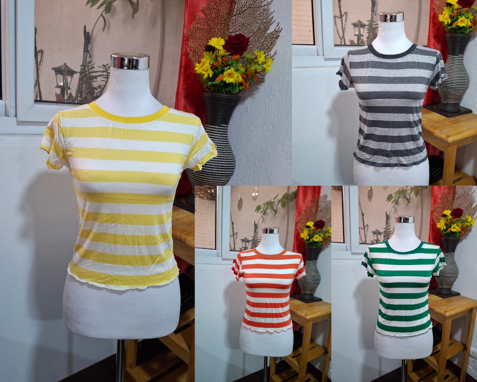 Playerita rayas colores